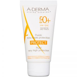 A-Derma Protect fluid ochronny dla skóry normalnej i mieszanej SPF 50+ 40 ml