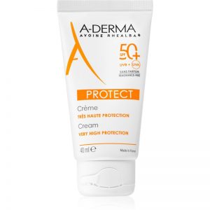 A-Derma Protect krem ochronny do twarzy nie perfumowany SPF 50+ 40 ml