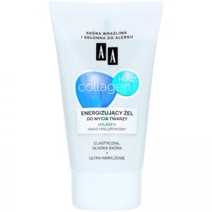 AA Cosmetics Collagen HIAL+ energizujący żel oczyszczający 30+ 150 ml