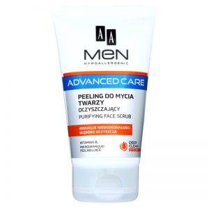 AA Cosmetics Men Advanced Care oczyszczający peeling żelowy do twarzy 150 ml
