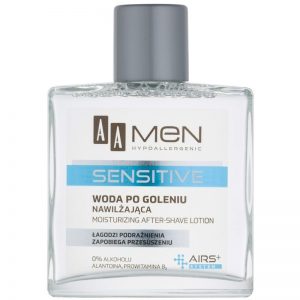 AA Cosmetics Men Sensitive woda po goleniu o dzłałaniu nawilżającym 100 ml