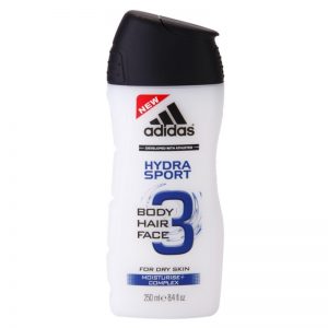 Adidas 3 Hydra Sport żel pod prysznic dla mężczyzn 250 ml