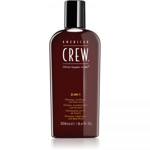American Crew Hair & Body 3-IN-1 szampon, odżywka do włosów i żel pod prysznic 3w1 dla mężczyzn 250 ml