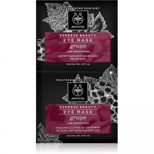 Apivita Express Beauty Grape wygładzająca maska na oczy 2×2 ml