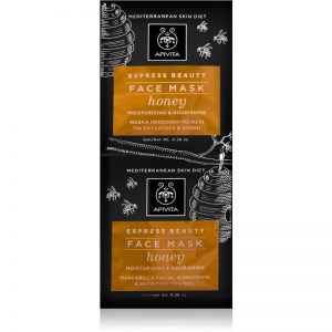 Apivita Express Beauty Honey ntensywnie nawilżająca maseczka 2×8 ml