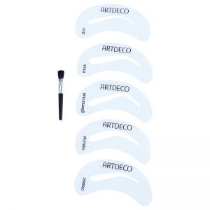 Artdeco Eye Brow Stencil with Brush Applicator pędzelek do brwi z szablonami