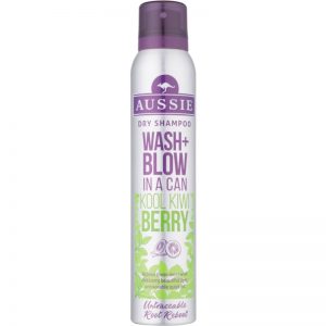 Aussie Wash+ Blow Kool Kiwi Berry suchy szampon 180 ml