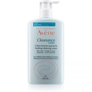 Avène Cleanance Hydra kojący krem oczyszczający do skóry wysuszonej i podrażnionej leczeniem trądziku 400 ml
