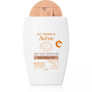 Avène Sun Minéral ochronny fliud tonujący bez filtrów chemicznych SPF 50+ 40 ml