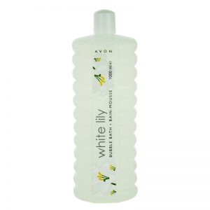 Avon Bubble Bath piana do kąpieli duże opakowanie White Lily 1000 ml