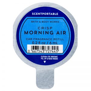 Bath & Body Works Crisp Morning Air odświeżacz do samochodu napełnienie 6 ml