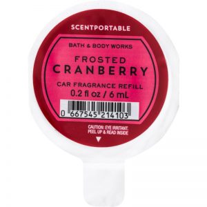 Bath & Body Works Frosted Cranberry odświeżacz do samochodu 6 ml