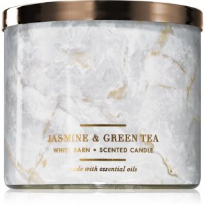 Bath & Body Works Jasmine & Green Tea świeczka zapachowa 411 g