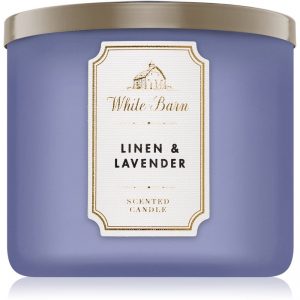 Bath & Body Works Linen & Lavender świeczka zapachowa 411 g