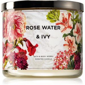 Bath & Body Works Rose Water & Ivy świeczka zapachowa IV. 411 g