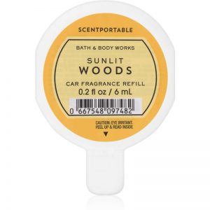 Bath & Body Works Sunlit Woods odświeżacz do samochodu 6 ml