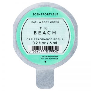 Bath & Body Works Tiki Beach odświeżacz do samochodu napełnienie 6 ml