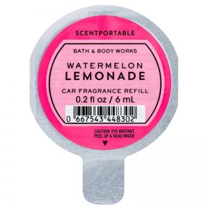 Bath & Body Works Watermelon Lemonade odświeżacz do samochodu napełnienie 6 ml