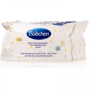 Bübchen Baby chusteczki nawilżające dla dzieci 4 x 52 szt.