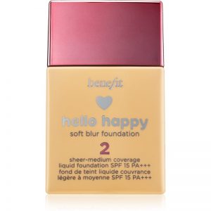 Benefit Hello Happy podkład w płynie SPF 15 odcień 02 30 ml