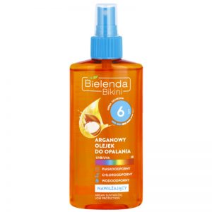 Bielenda Bikini Argan Oil olejek ochronny do opalania w sprayu SPF 6 150 ml