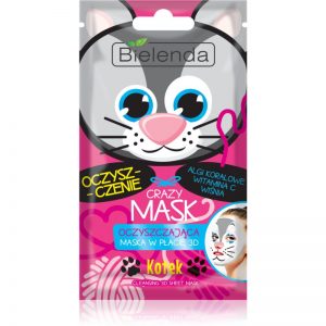Bielenda Crazy Mask Kitty maseczka oczyszczająca 3D 1 szt.