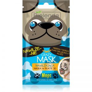 Bielenda Crazy Mask Pug maseczka nawilżająca 3D 1 szt.