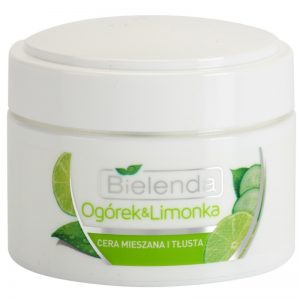 Bielenda Cucumber&Lime krem nawilżająco-matujący do skóry tłustej i mieszanej 50 ml