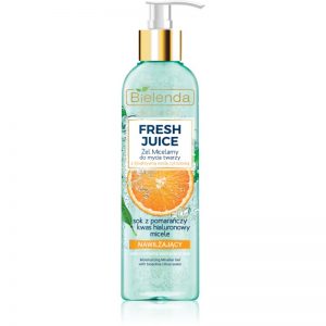 Bielenda Fresh Juice Orange oczyszczający żel micelarny o dzłałaniu nawilżającym 190 g
