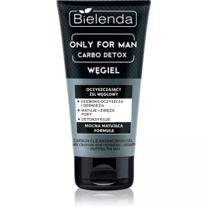 Bielenda Only for Men Carbo Detox matujący żel oczyszczający dla mężczyzn 150 g