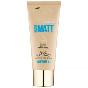 Bielenda Total Look Make-up Nude Matt podkład – fluid z matowym wykończeniem odcień Light Beige 01 30 g