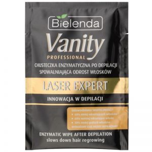 Bielenda Vanity Laser Expert serwetka z enzymami spowolnić wzrost włosów po depilacji