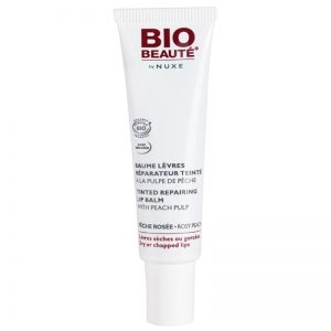 Bio Beauté by Nuxe Lips balsam regenerujący do ust z miąższem brzoskwini 15 ml
