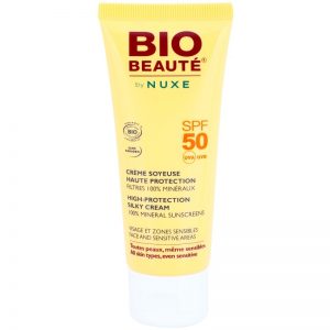 Bio Beauté by Nuxe Sun Care mineralny krem ochronny z filtrem do cery wrażliwej SPF 50 50 ml