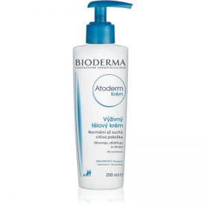 Bioderma Atoderm odżywczy krem do ciała dla normalnej i suchej skóry wrażliwej nieperfumowane 200 ml
