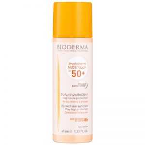 Bioderma Photoderm Nude Touch ochronny podkład mineralny z efektem nude SPF50 SPF 50+ odcień Natural 40 ml