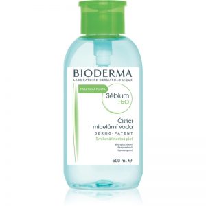 Bioderma Sébium H2O woda miceralna do mieszanej i tłustej skóry z dozownikiem 500 ml