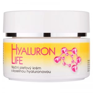 Bione Cosmetics Hyaluron Life nocny krem do twarzy z kwasem hialuronowym 51 ml