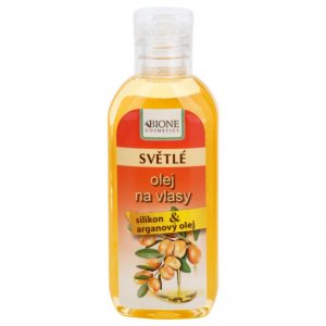 Bione Cosmetics Keratin Argan olejek do włosów jasnych 80 ml