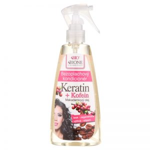 Bione Cosmetics Keratin Kofein odżywka bez spłukiwania w sprayu 260 ml