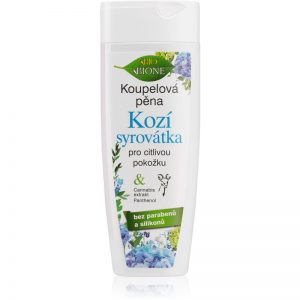 Bione Cosmetics Kozí Syrovátka pianka do kąpieli do skóry wrażliwej 200 ml