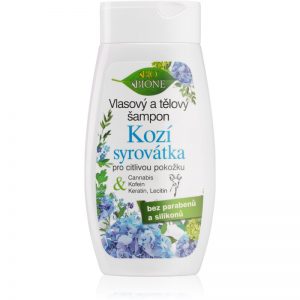 Bione Cosmetics Kozí Syrovátka szampon i żel pod prysznic do skóry wrażliwej 260 ml