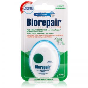 Biorepair Oral Care woskowana nić dentystyczna 40 m