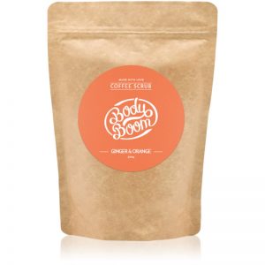 BodyBoom Ginger & Orange kawowy peeling do ciała 200 g