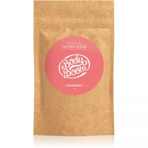 BodyBoom Strawberry kawowy peeling do ciała 100 g