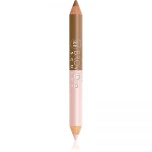 Bourjois Brow Duo Sculpt kredka do brwi z rozświetlaczem odcień 21 Blond