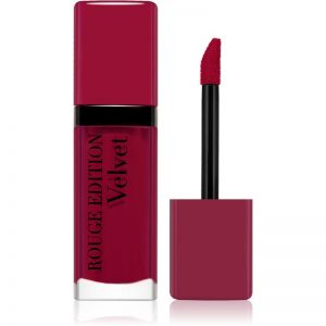 Bourjois Rouge Edition Velvet szminka w płynie z matowym wykończeniem odcień 14 Plum Plum Girl 7,7 ml