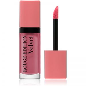 Bourjois Rouge Edition Velvet szminka w płynie z matowym wykończeniem odcień 10 Don´t Pink Of It! 7,7 ml