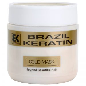 Brazil Keratin Gold keratynowa maska regenerująca do włosów zniszczonych 500 ml