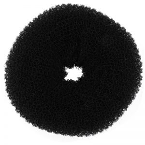 BrushArt Hair Donut wypełniacz do koka czarny (8 cm)